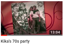 Kika's 70s party